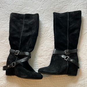 Franco Sarto suede calf boots